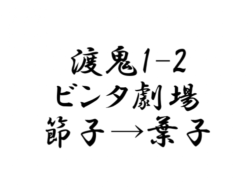 渡鬼1-2 節子→葉子